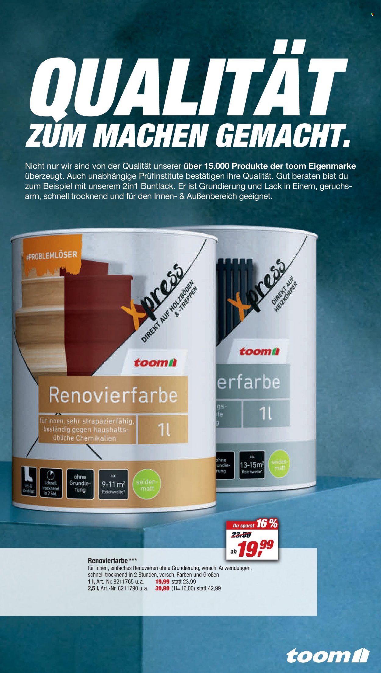 toom Baumarkt Prospekte  - 26.08.2023 - 1.09.2023. Seite 13