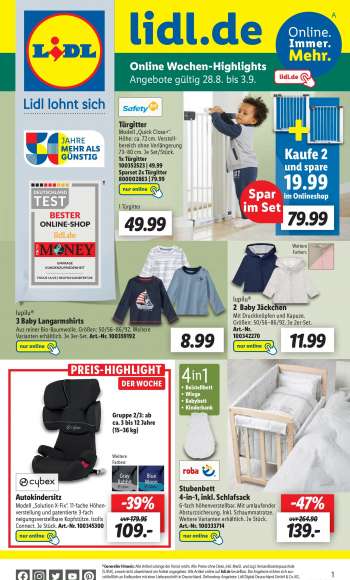 Prospekte Lidl - 28.08.2023 - 3.09.2023.