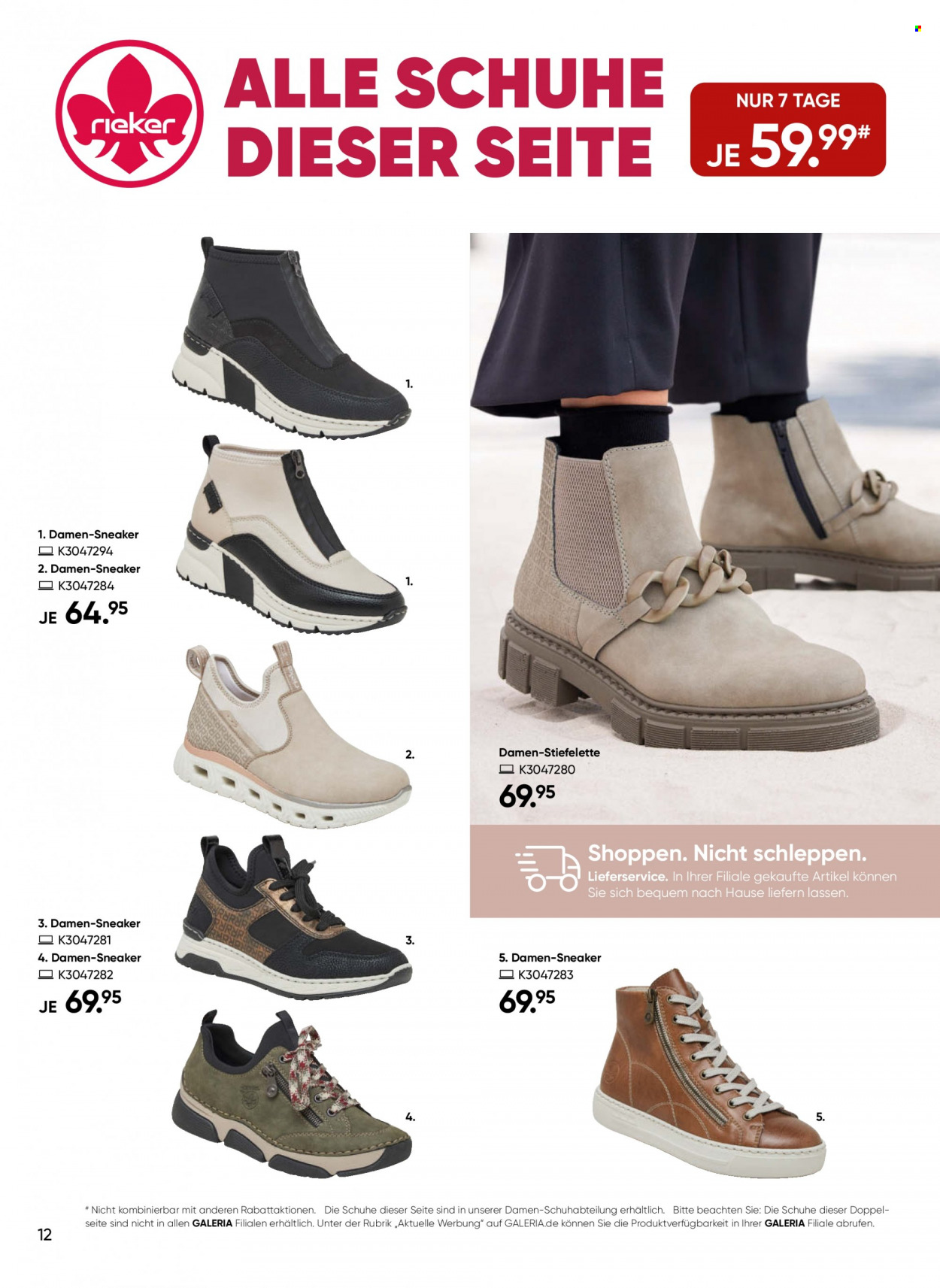 GALERIA Karstadt Kaufhof Prospekte  - 23.08.2023 - 29.08.2023. Seite 12