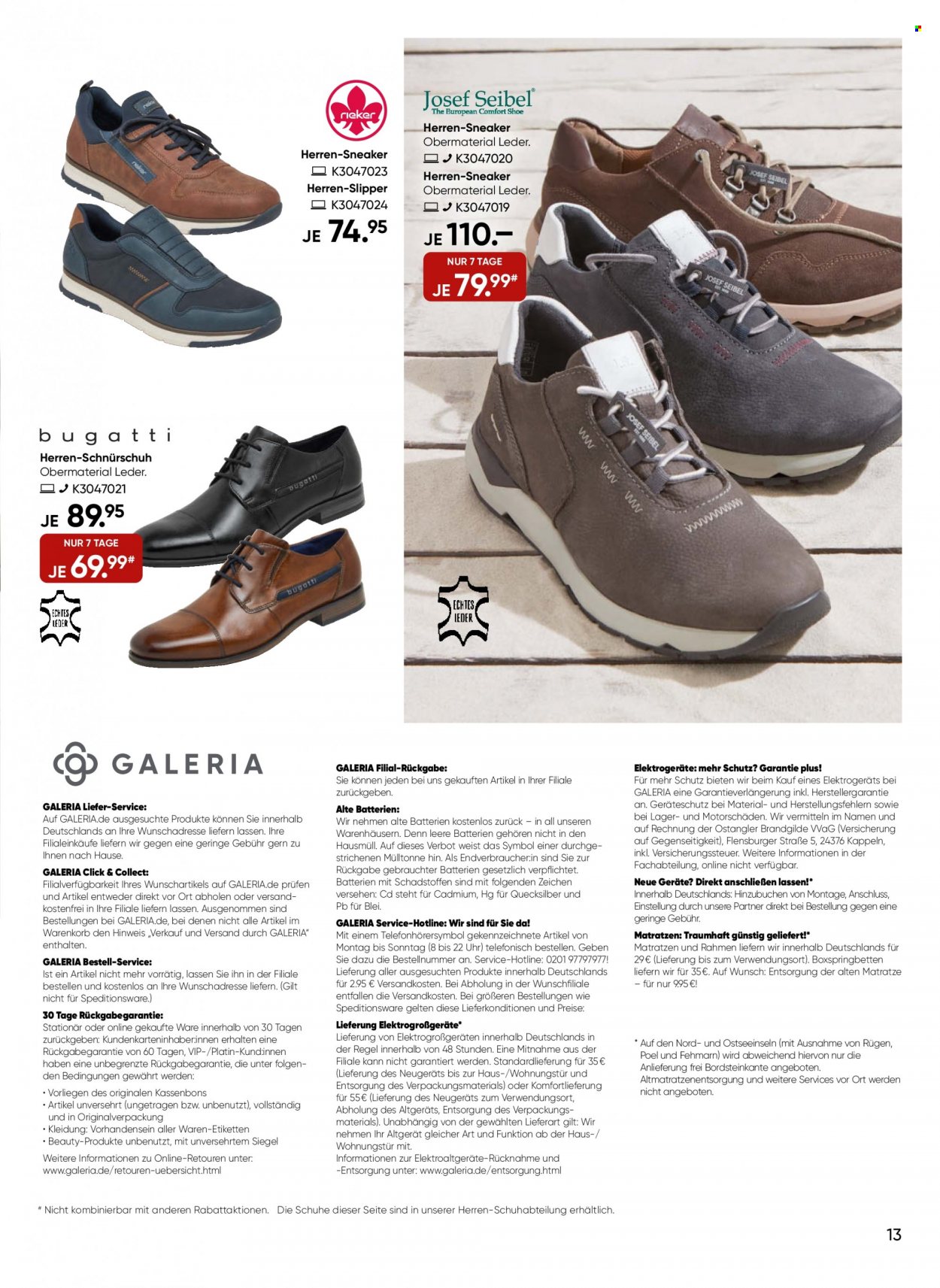 GALERIA Karstadt Kaufhof Prospekte  - 23.08.2023 - 29.08.2023. Seite 13