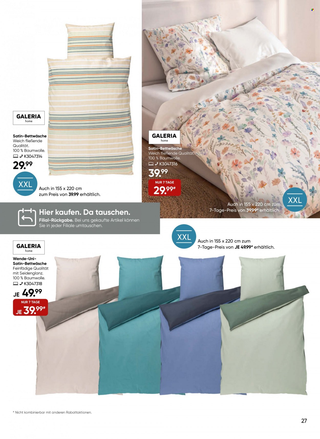 GALERIA Karstadt Kaufhof Prospekte  - 23.08.2023 - 29.08.2023. Seite 27