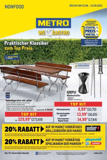 Prospekte Metro - 31.08.2023 - 13.09.2023.