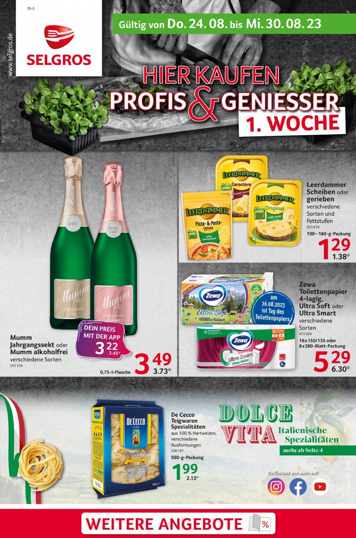 Selgros Prospekte  - 24.08.2023 - 30.08.2023. Seite 1
