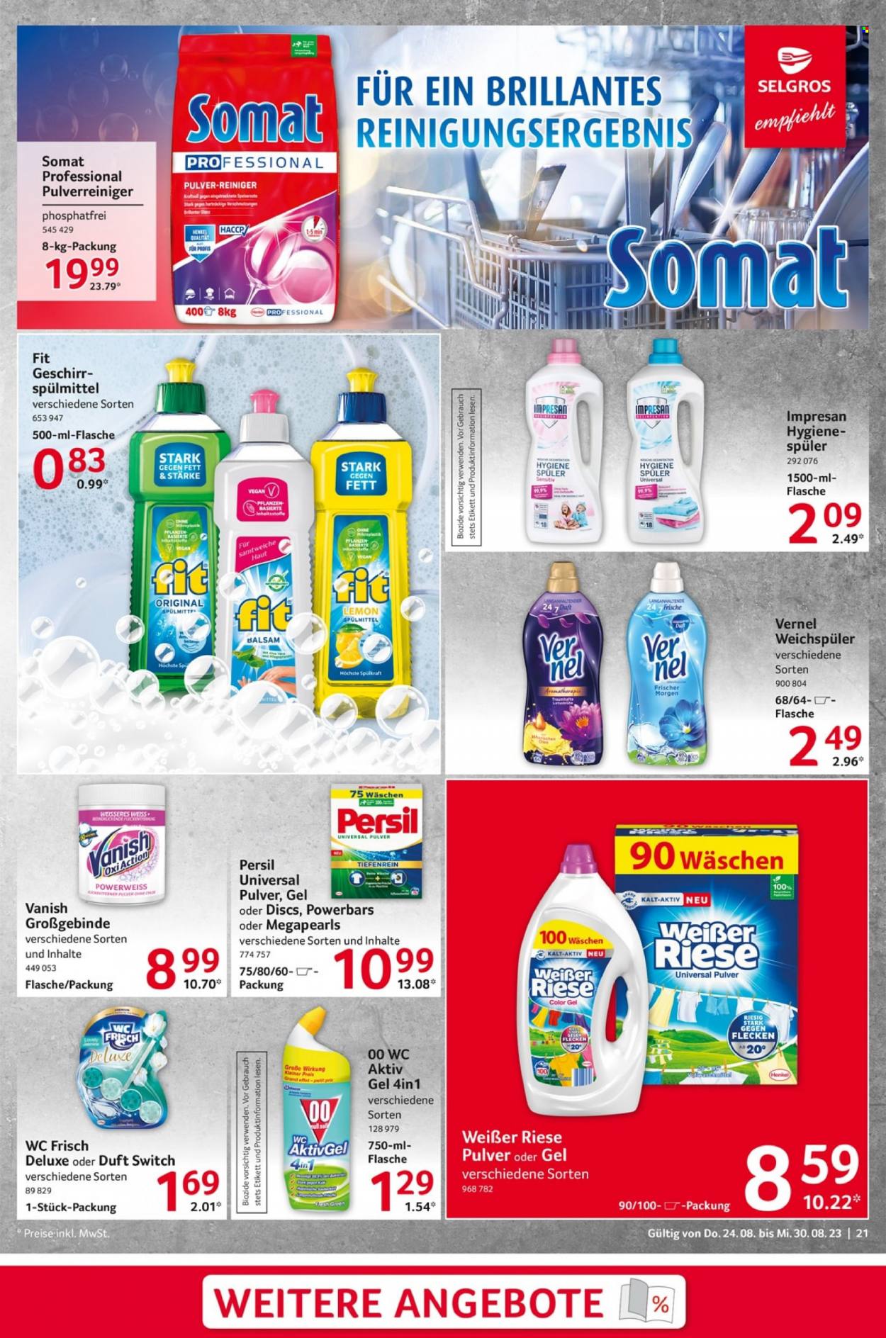 Selgros Prospekte  - 24.08.2023 - 30.08.2023. Seite 21