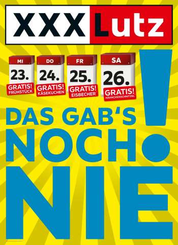 Prospekte XXXLutz - 23.08.2023 - 27.08.2023.