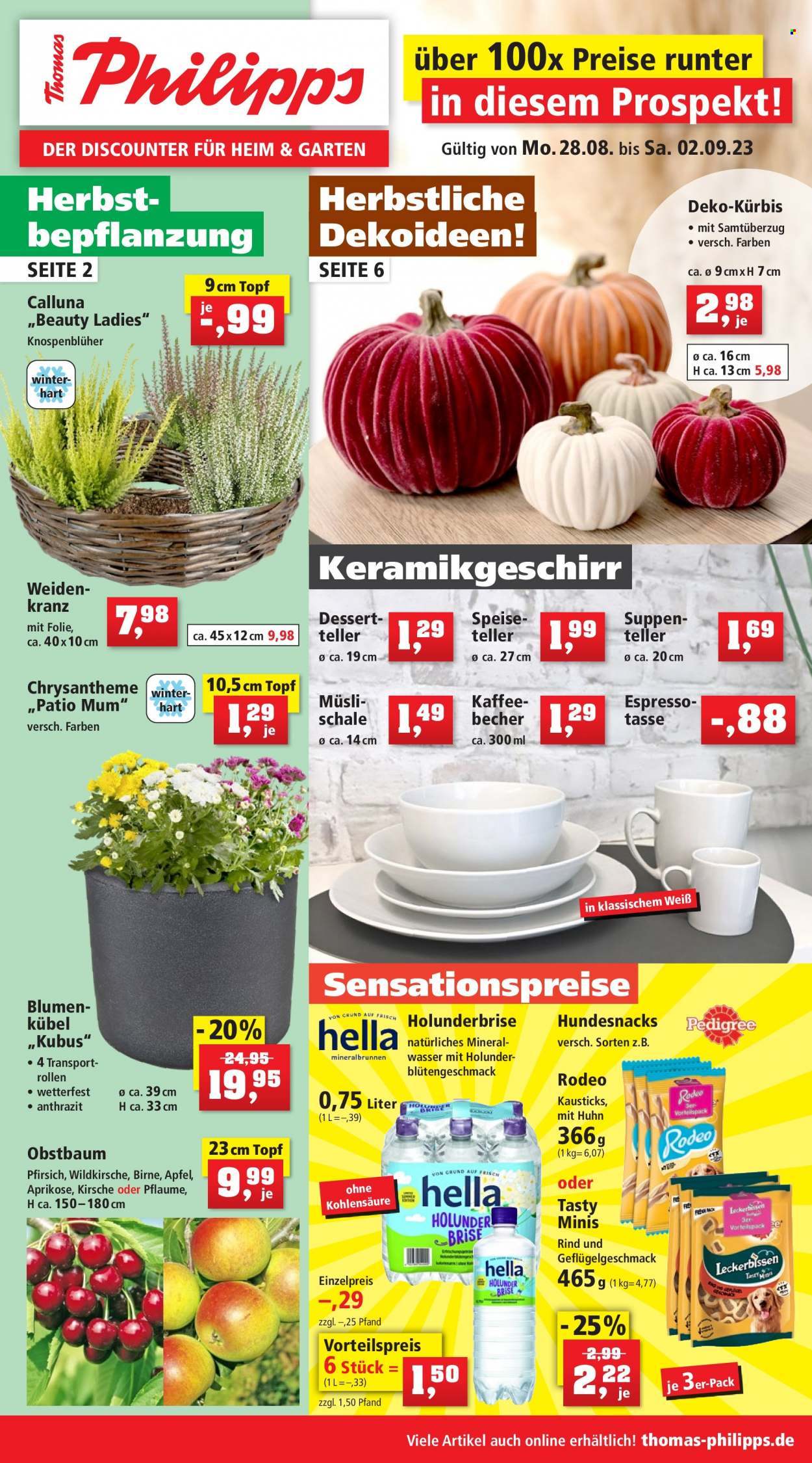 Thomas Philipps Prospekte  - 28.08.2023 - 2.09.2023. Seite 1