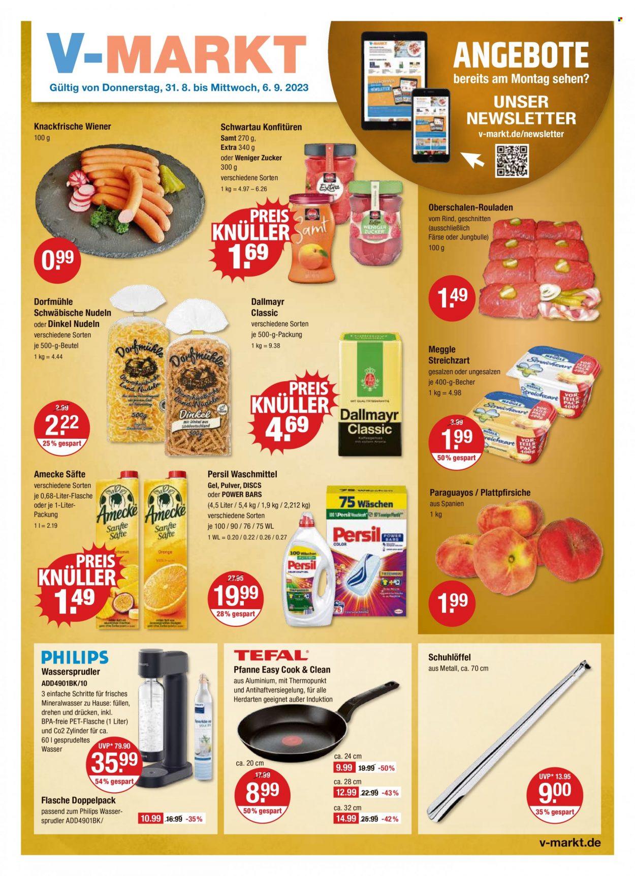 V-Markt Prospekte  - 31.08.2023 - 6.09.2023. Seite 1