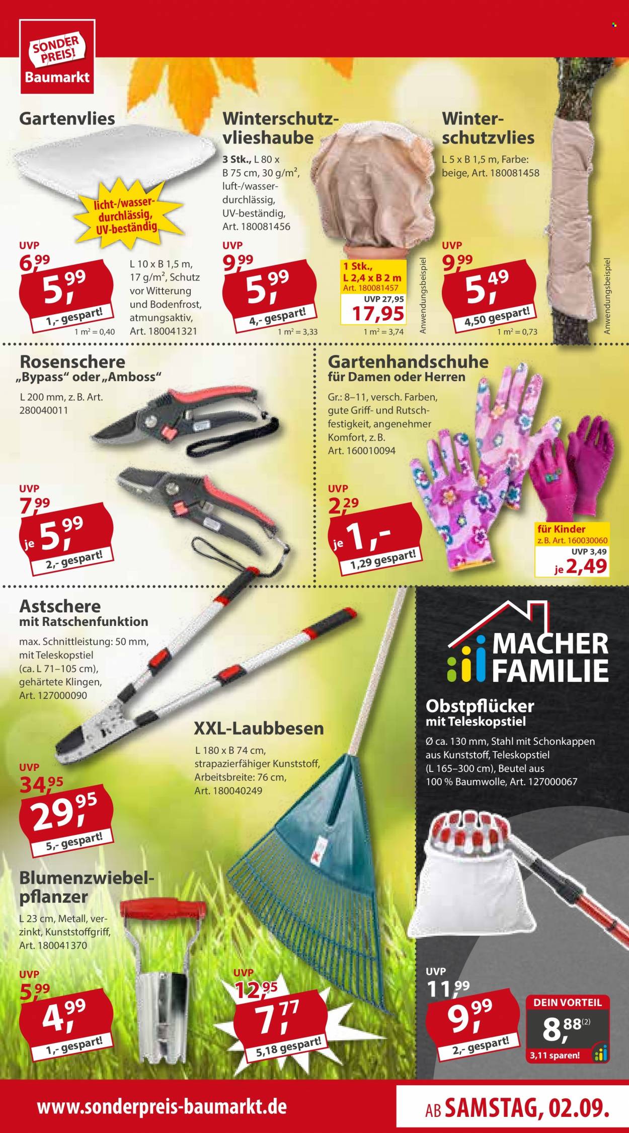 Sonderpreis-Baumarkt Prospekte  - 2.09.2023 - 8.09.2023. Seite 5