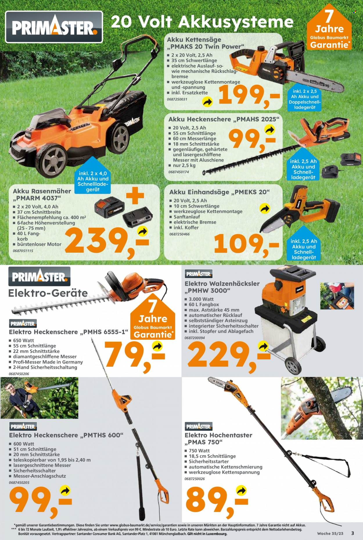 Globus Baumarkt Prospekte  - 28.08.2023 - 2.09.2023. Seite 3