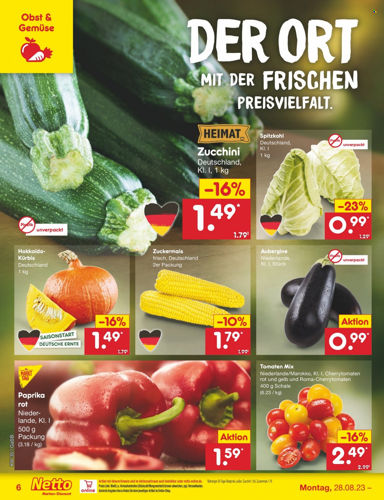 Netto Marken-Discount Prospekte  - 28.08.2023 - 2.09.2023. Seite 6