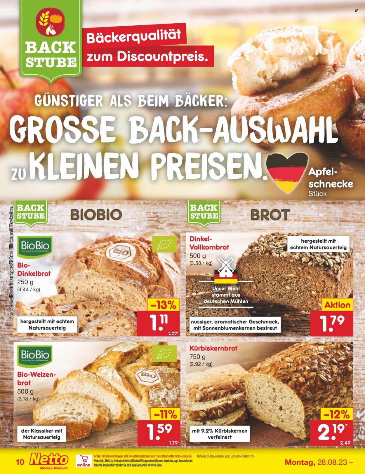 Netto Marken-Discount Prospekte  - 28.08.2023 - 2.09.2023. Seite 12