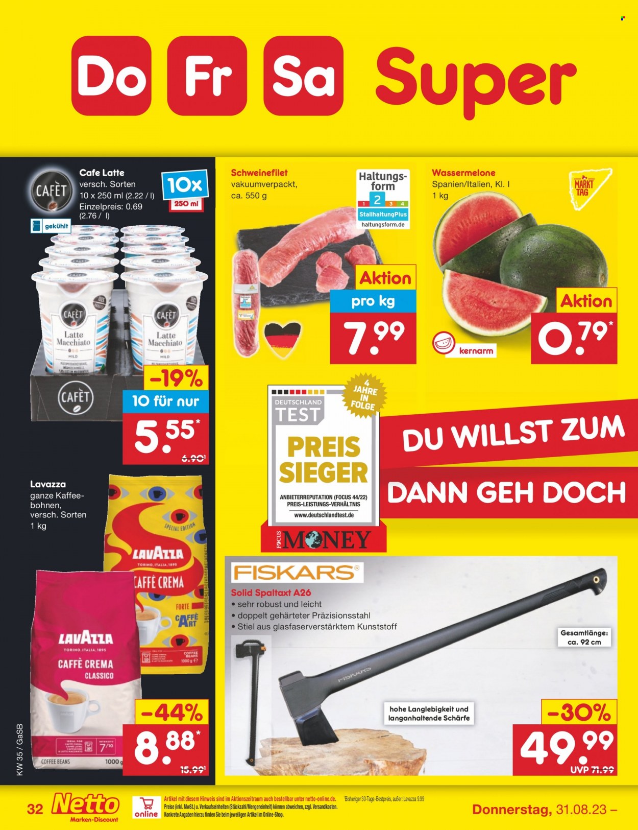 Netto Marken-Discount Prospekte  - 28.08.2023 - 2.09.2023. Seite 34