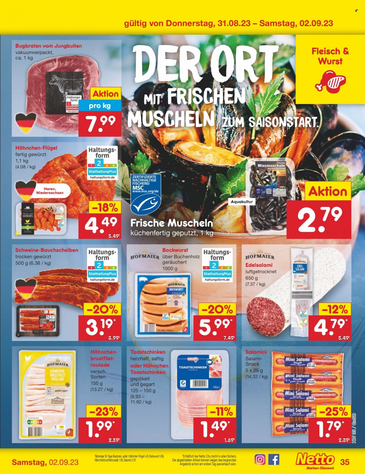 Netto Marken-Discount Prospekte  - 28.08.2023 - 2.09.2023. Seite 37