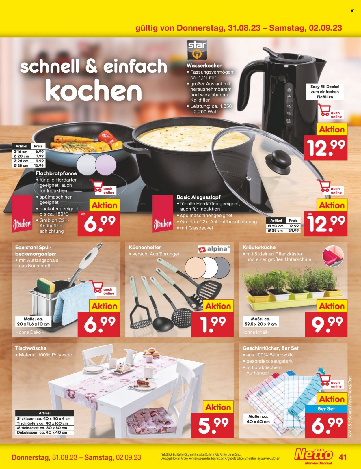 Netto Marken-Discount Prospekte  - 28.08.2023 - 2.09.2023. Seite 43