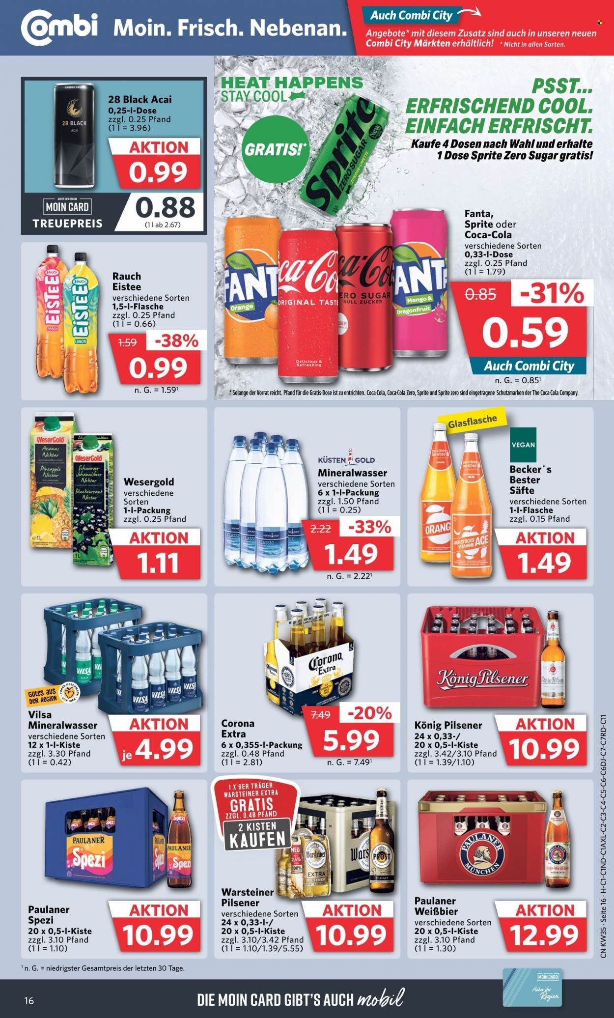 Combi Prospekte  - 28.08.2023 - 2.09.2023. Seite 16