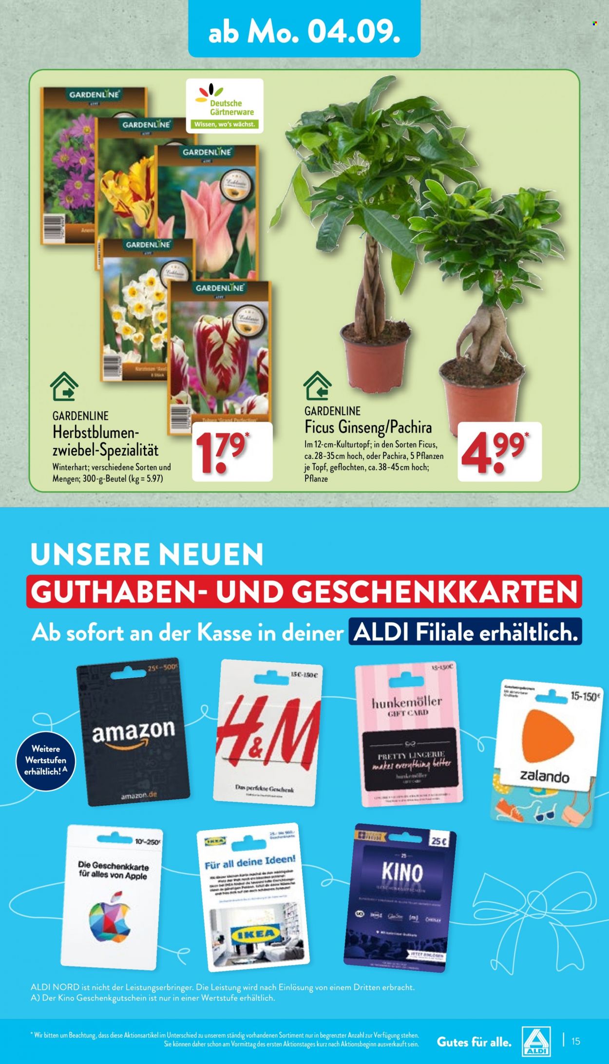 ALDI Nord Prospekte  - 4.09.2023 - 9.09.2023. Seite 15