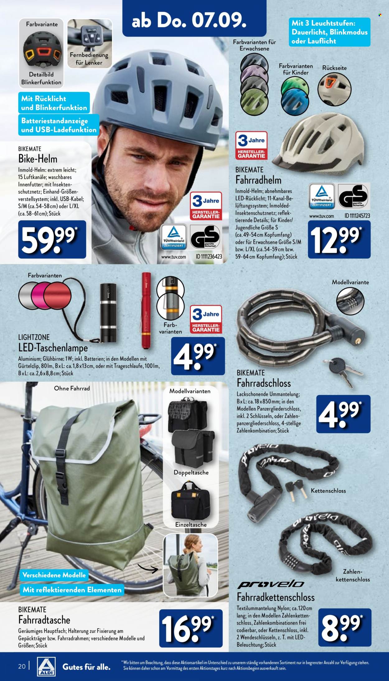 ALDI Nord Prospekte  - 4.09.2023 - 9.09.2023. Seite 20