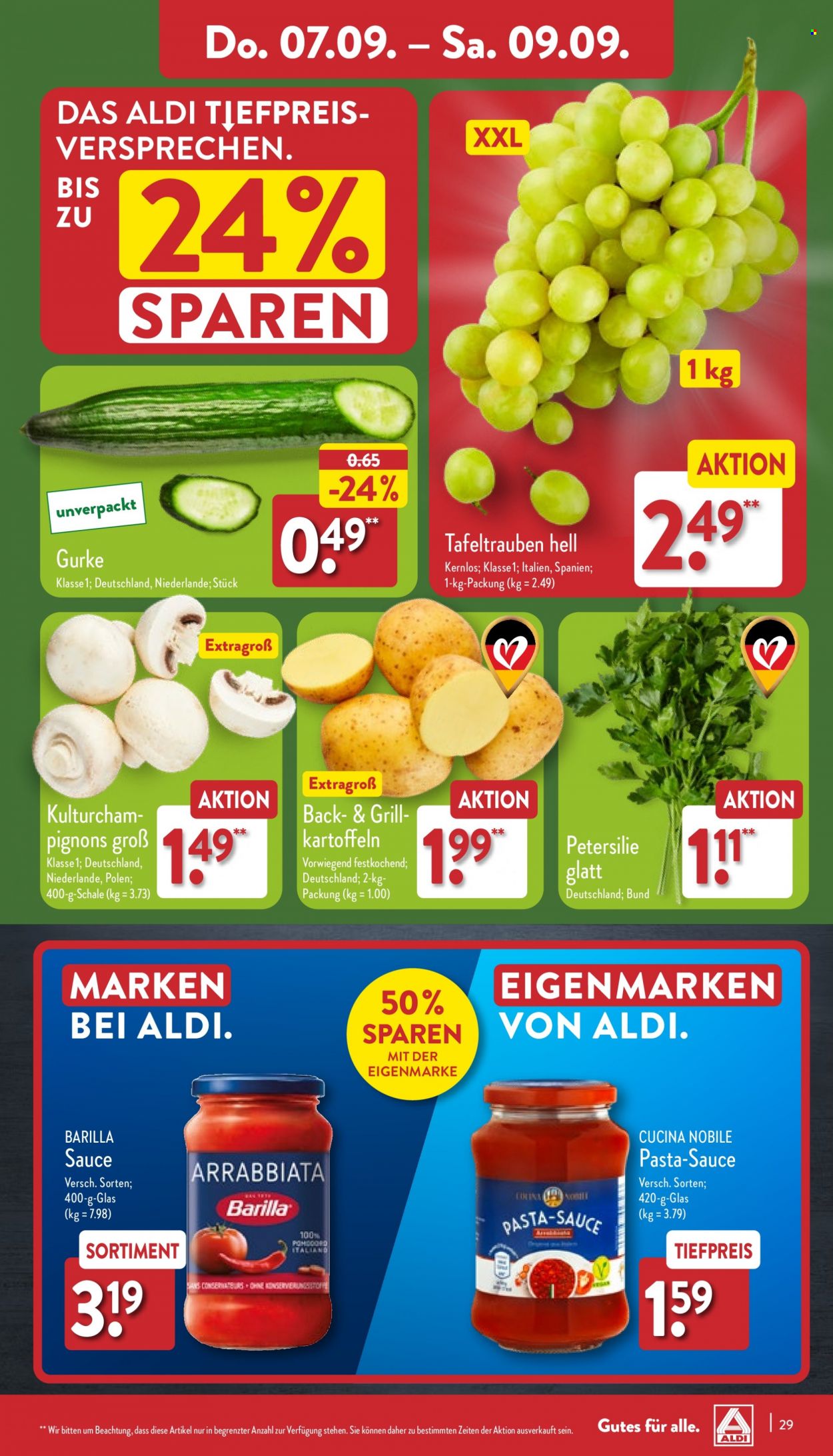 ALDI Nord Prospekte  - 4.09.2023 - 9.09.2023. Seite 29