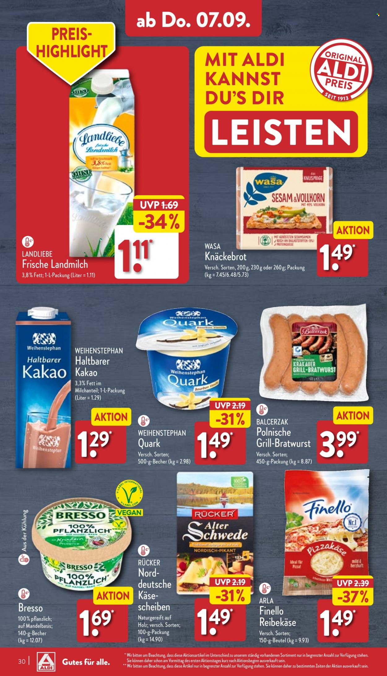 ALDI Nord Prospekte  - 4.09.2023 - 9.09.2023. Seite 30