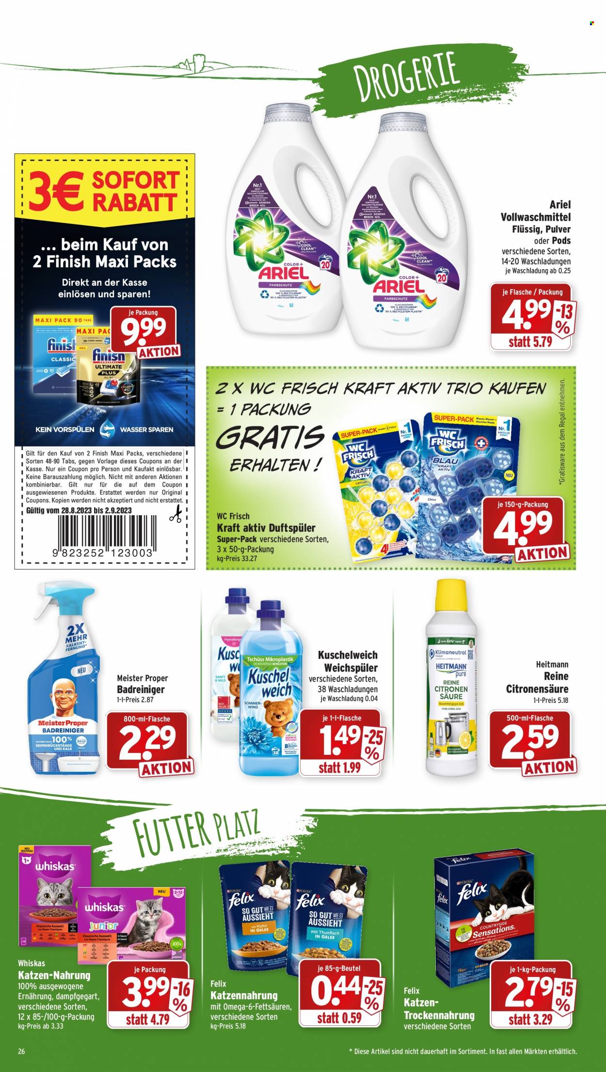 Wasgau Prospekte  - 28.08.2023 - 2.09.2023. Seite 26