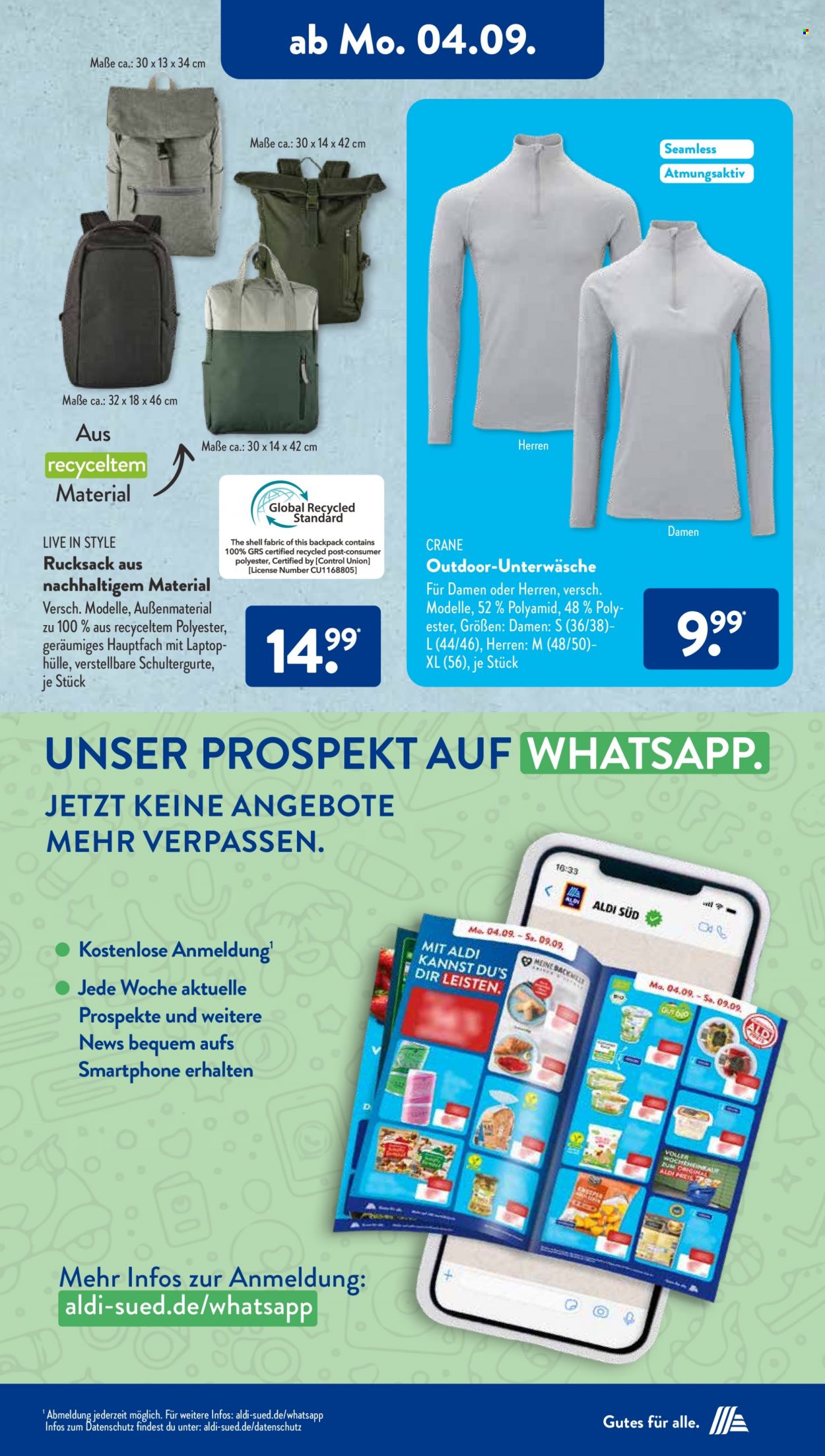 ALDI SÜD Prospekte  - 4.09.2023 - 9.09.2023. Seite 15
