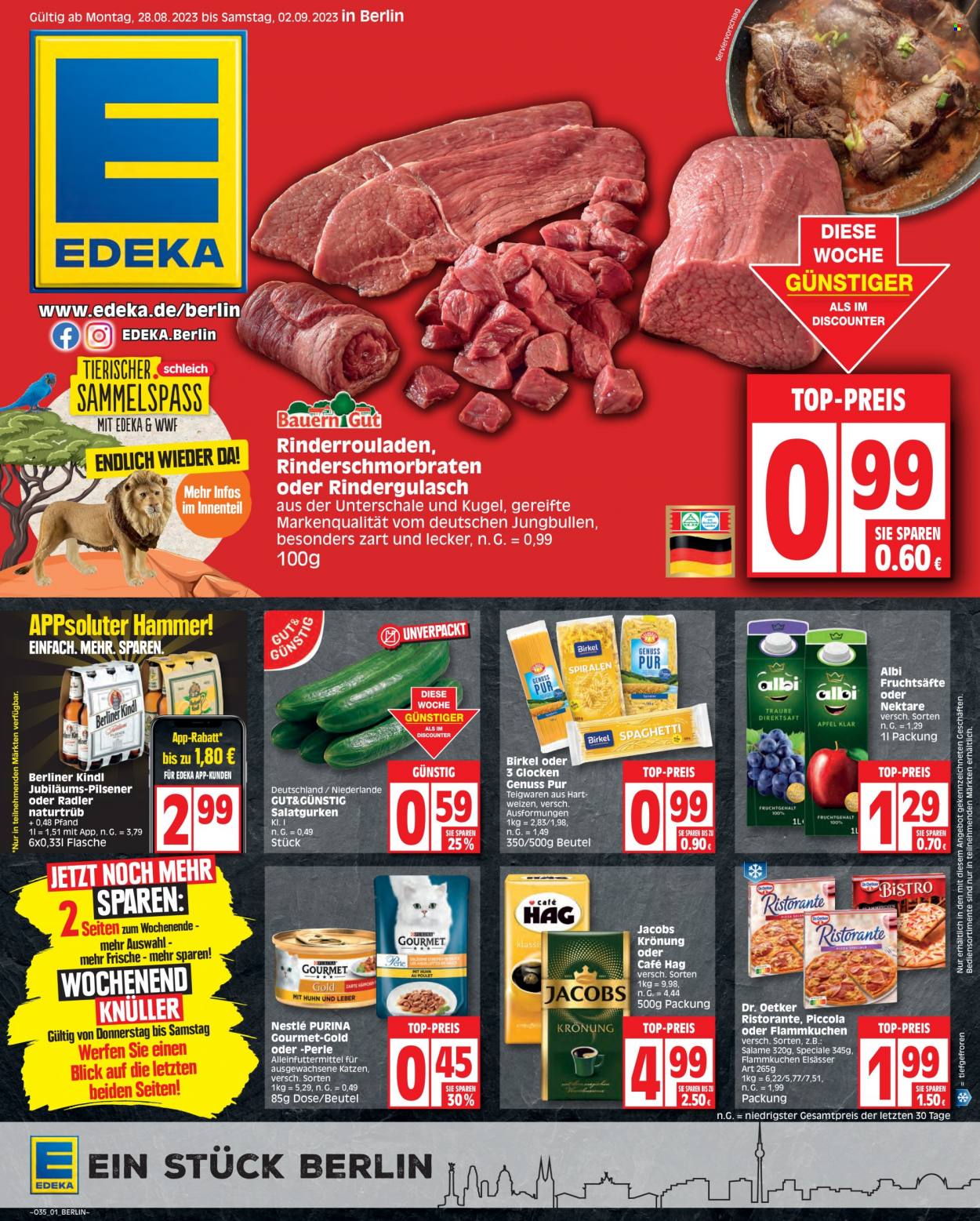 Edeka Prospekte  - 28.08.2023 - 2.09.2023. Seite 1