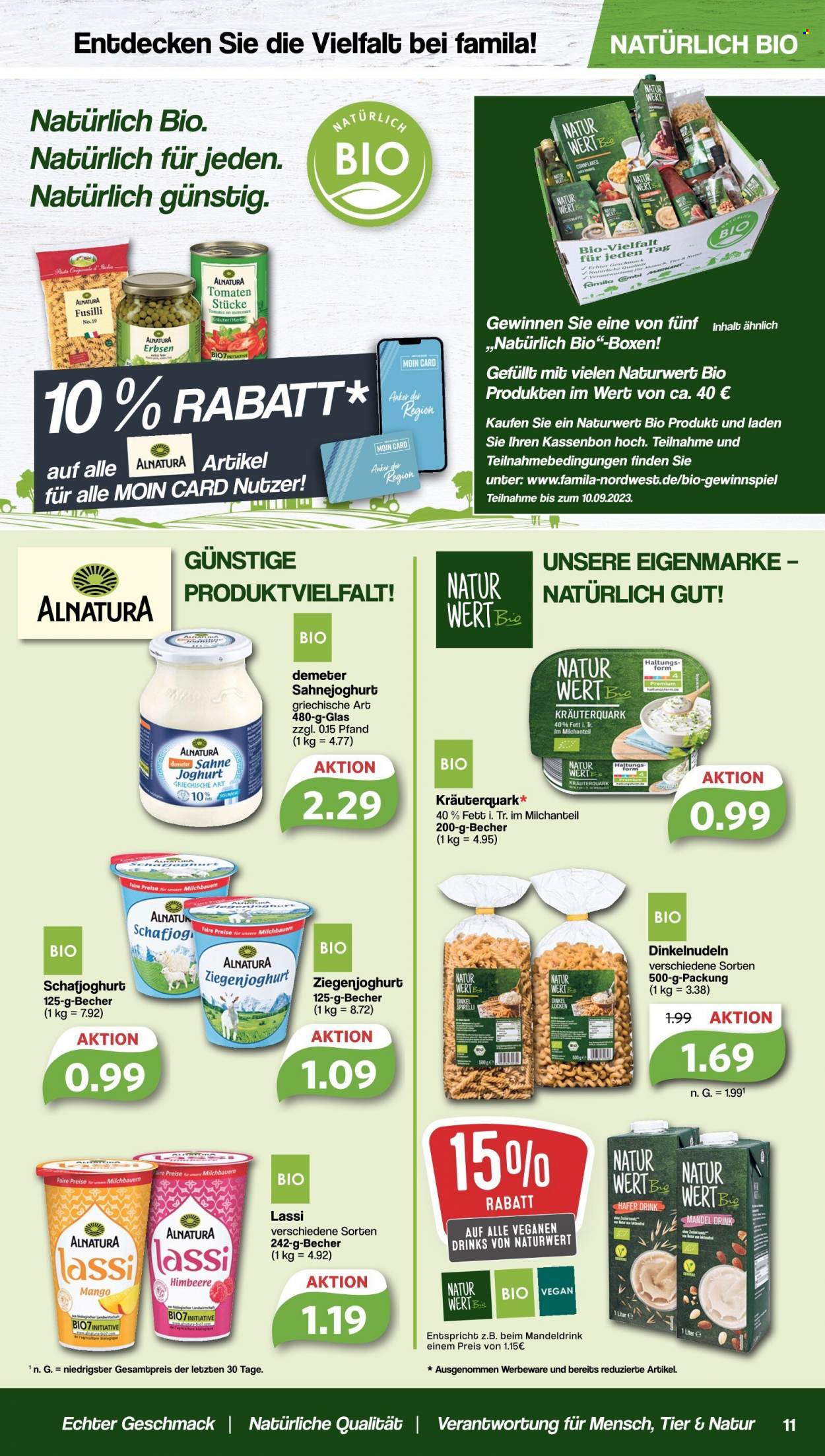 famila Prospekte  - 28.08.2023 - 2.09.2023. Seite 11