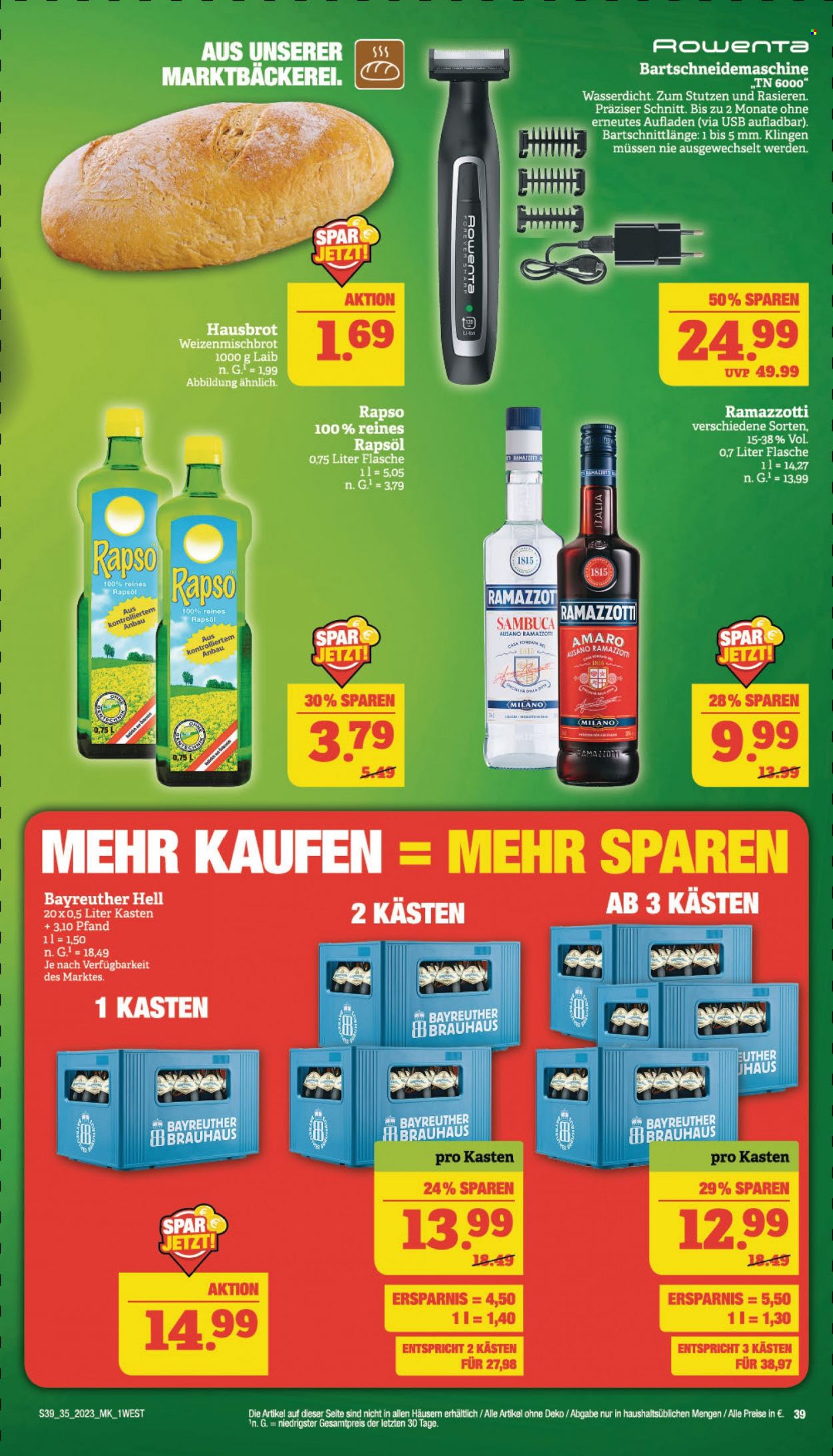 Marktkauf Prospekte  - 28.08.2023 - 2.09.2023. Seite 39