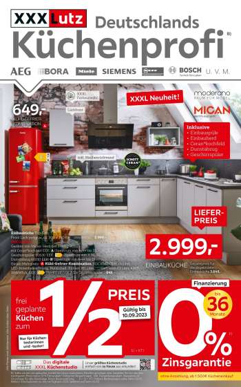 Prospekte XXXLutz - 28.08.2023 - 3.09.2023.