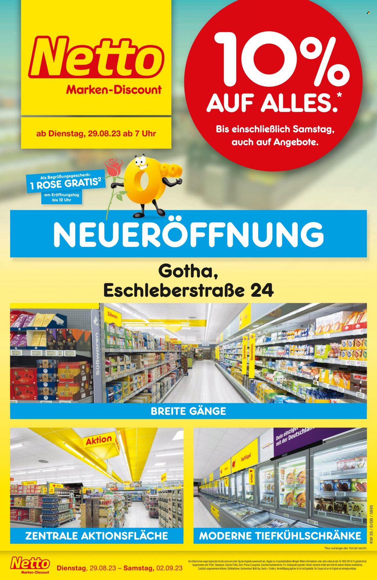 Netto Marken-Discount Prospekte  - 29.08.2023 - 2.09.2023. Seite 1