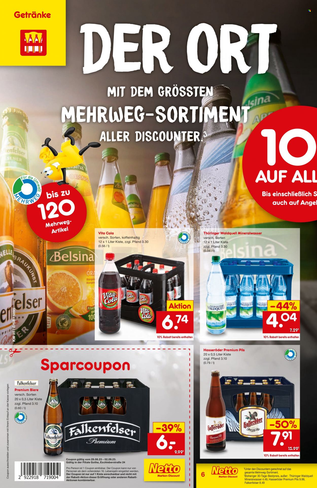 Netto Marken-Discount Prospekte  - 29.08.2023 - 2.09.2023. Seite 6