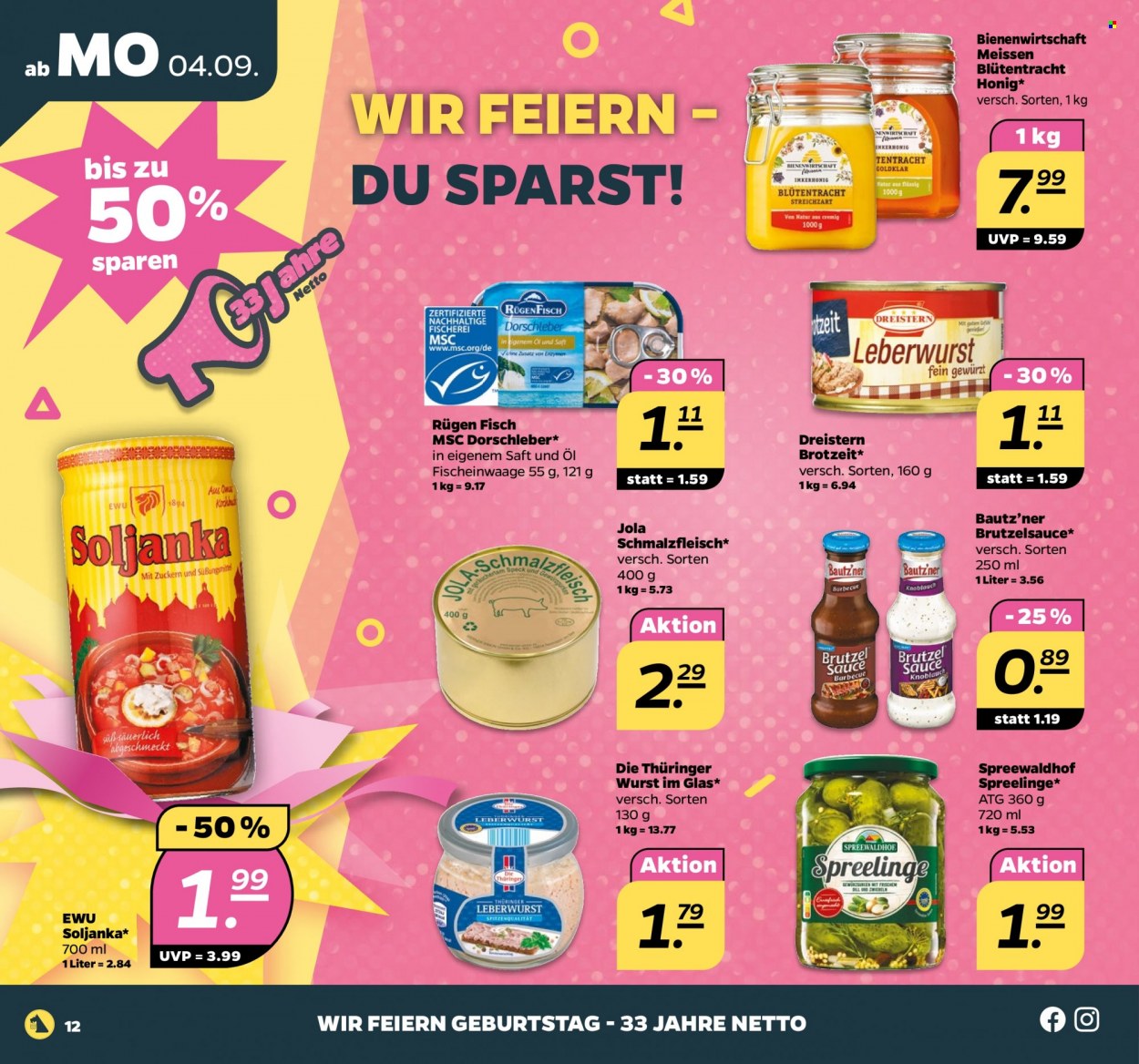 Netto Prospekte  - 4.09.2023 - 9.09.2023. Seite 12