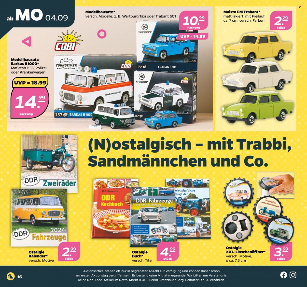 Netto Prospekte  - 4.09.2023 - 9.09.2023. Seite 16