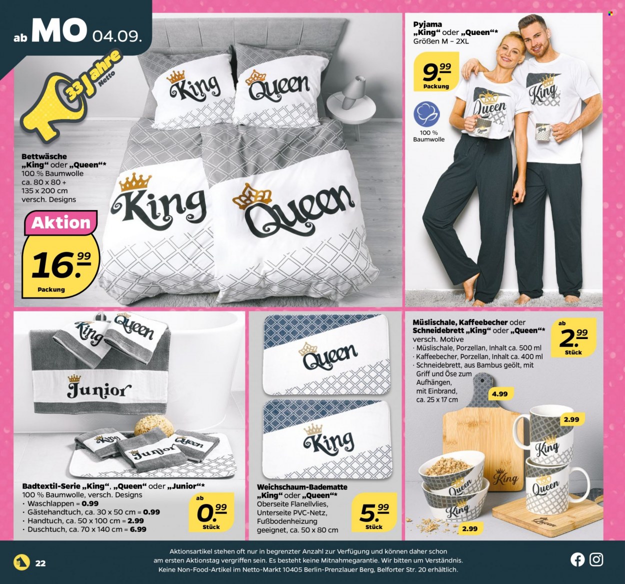 Netto Prospekte  - 4.09.2023 - 9.09.2023. Seite 22