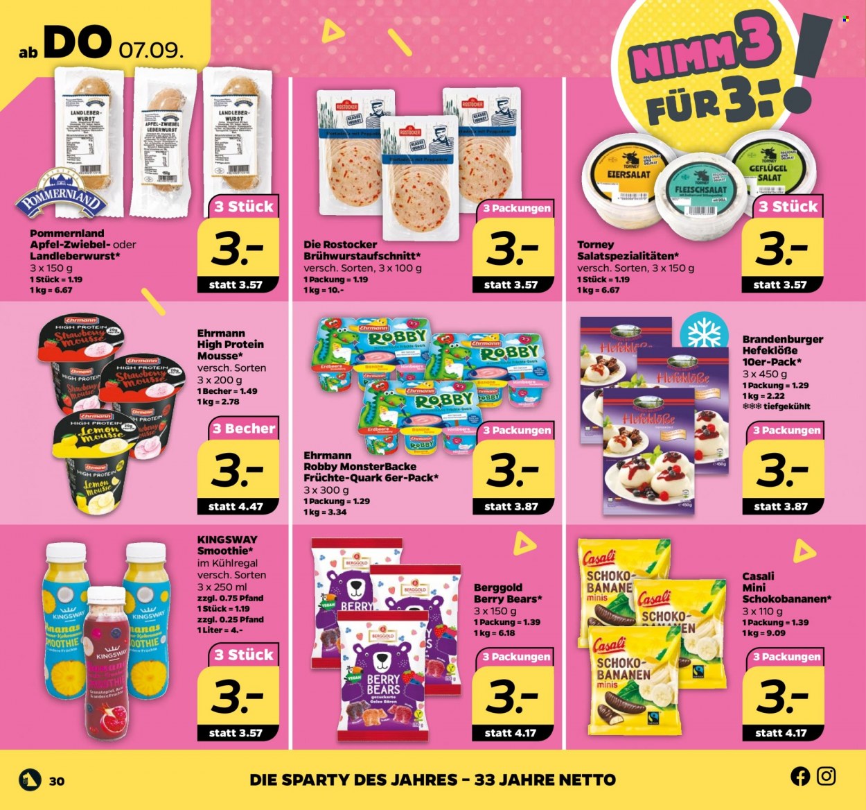 Netto Prospekte  - 4.09.2023 - 9.09.2023. Seite 30