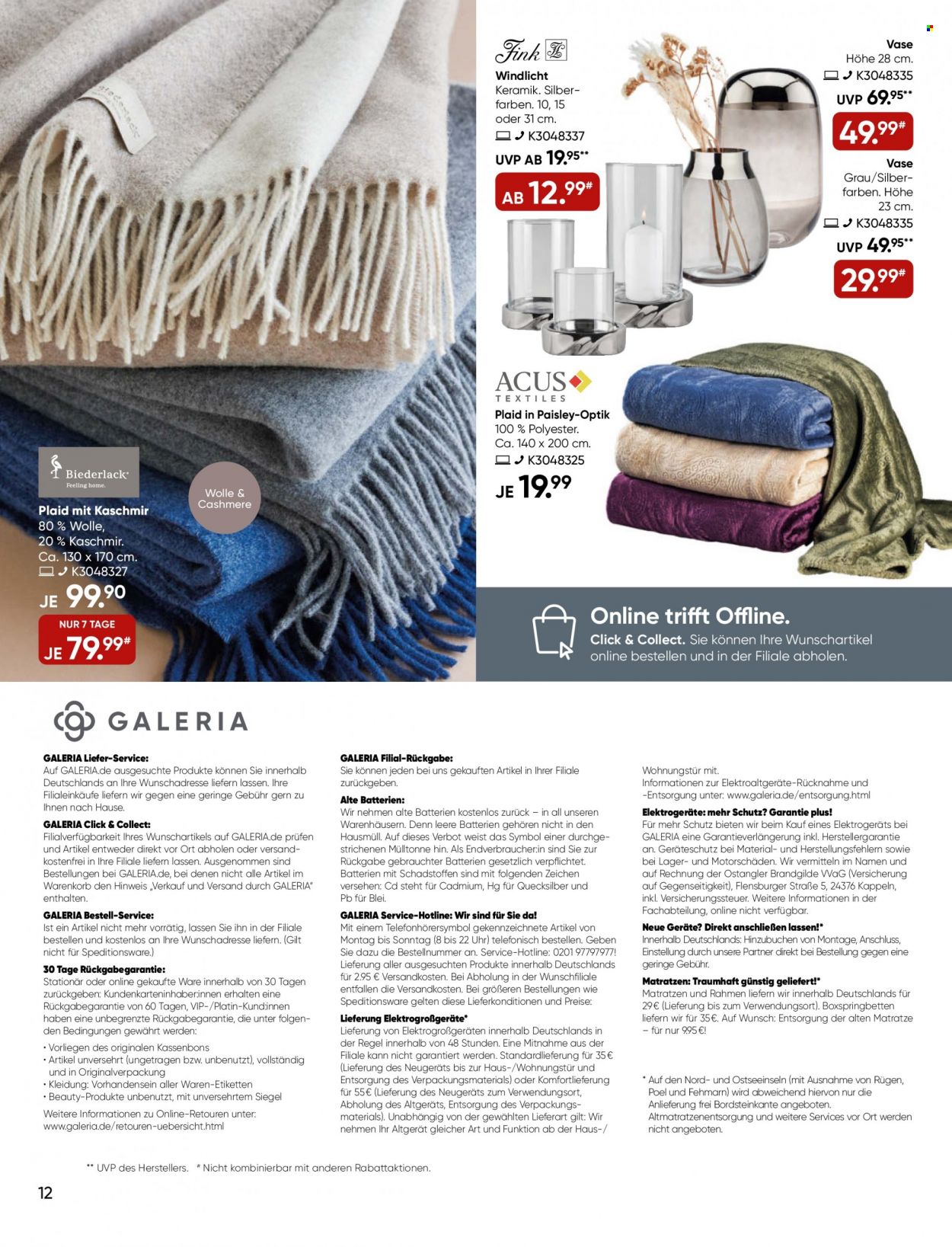 GALERIA Karstadt Kaufhof Prospekte  - 30.08.2023 - 5.09.2023. Seite 12