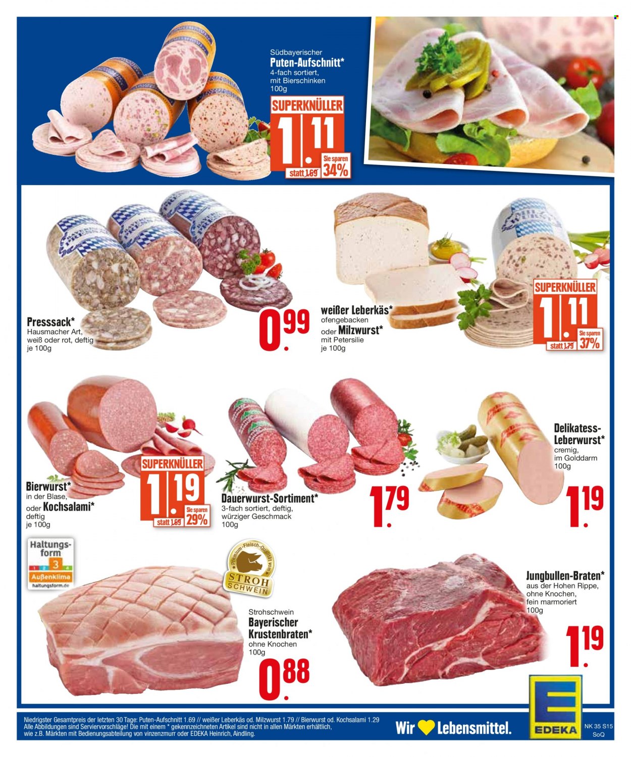 Edeka Prospekte  - 28.08.2023 - 2.09.2023. Seite 15