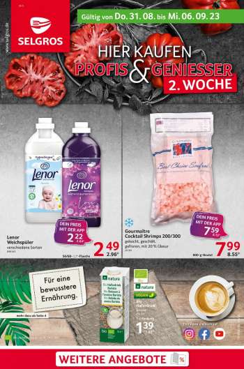 Prospekte Selgros - 31.08.2023 - 6.09.2023.
