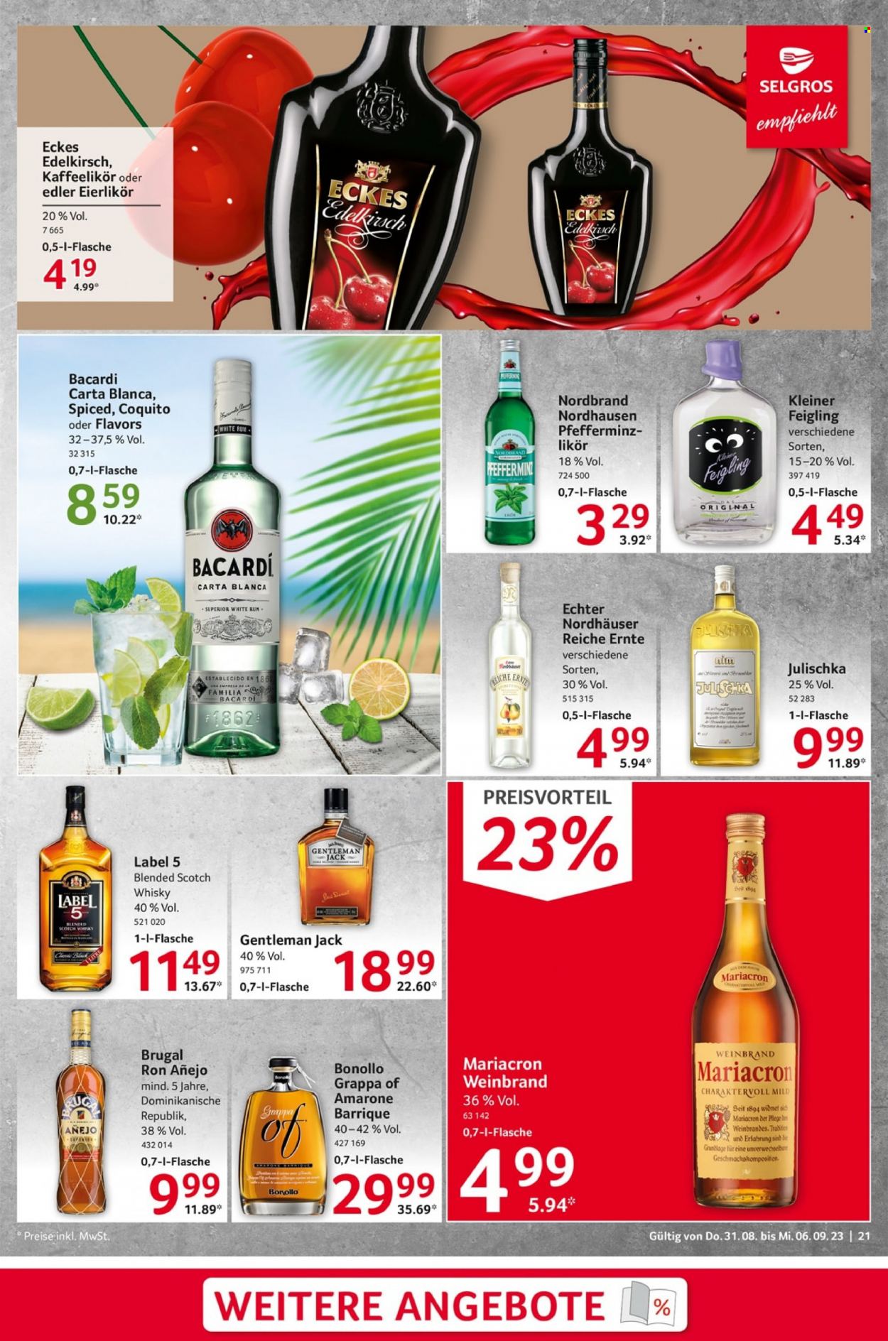 Selgros Prospekte  - 31.08.2023 - 6.09.2023. Seite 21