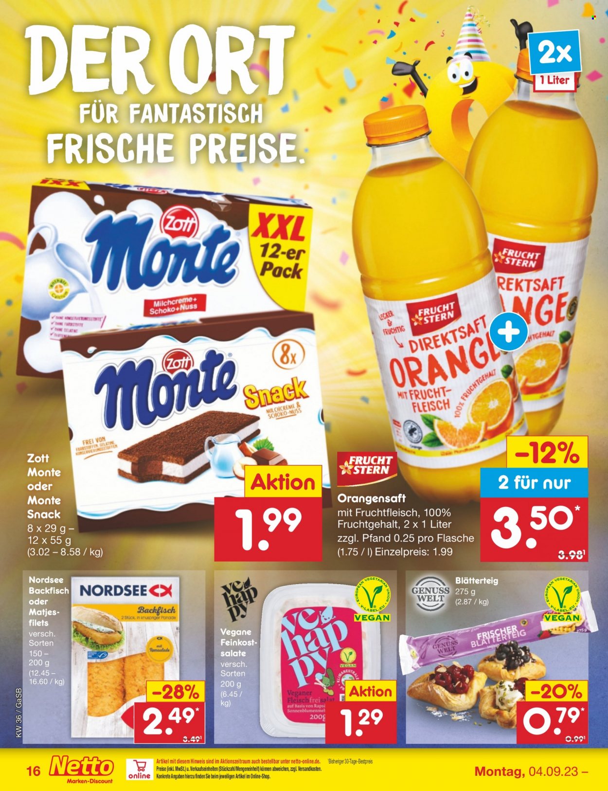 Netto Marken-Discount Prospekte  - 4.09.2023 - 9.09.2023. Seite 16
