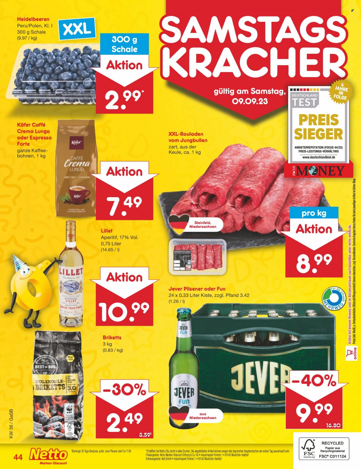 Netto Marken-Discount Prospekte  - 4.09.2023 - 9.09.2023. Seite 44