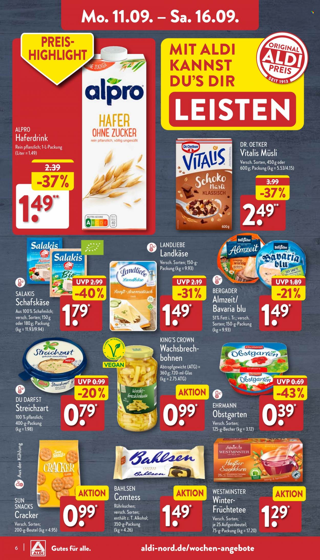 ALDI Nord Prospekte  - 11.09.2023 - 16.09.2023. Seite 6