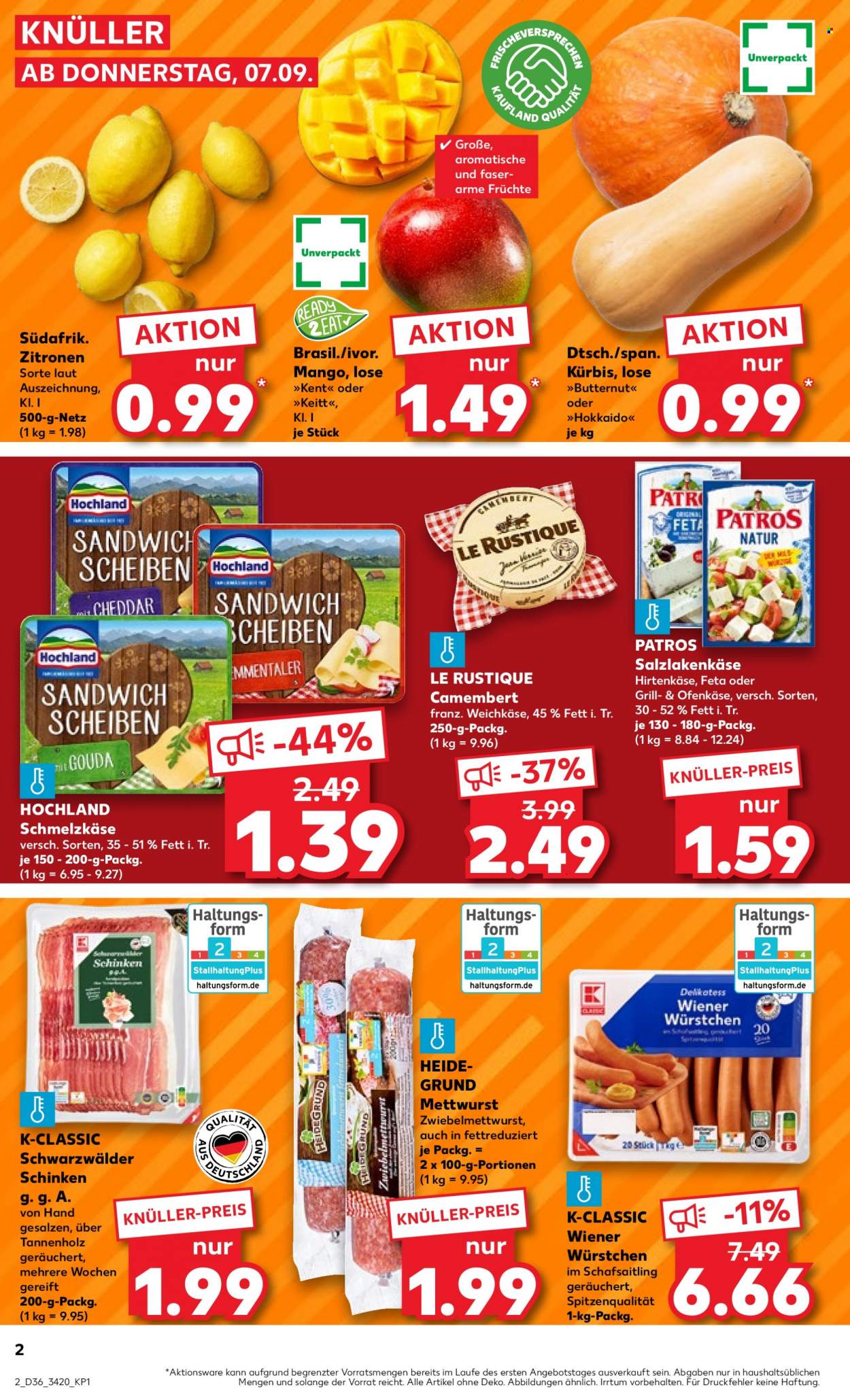 Kaufland Prospekte  - 7.09.2023 - 13.09.2023. Seite 2