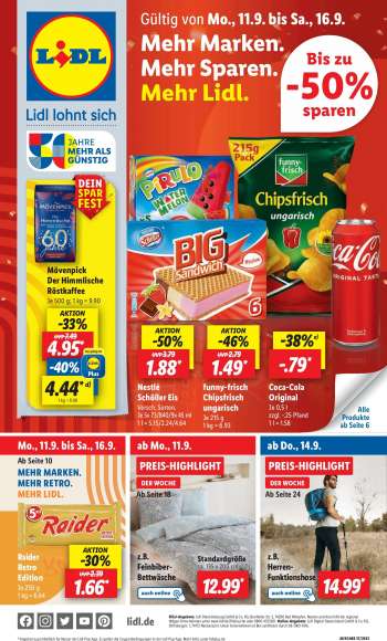 Prospekte Lidl - 11.09.2023 - 16.09.2023.