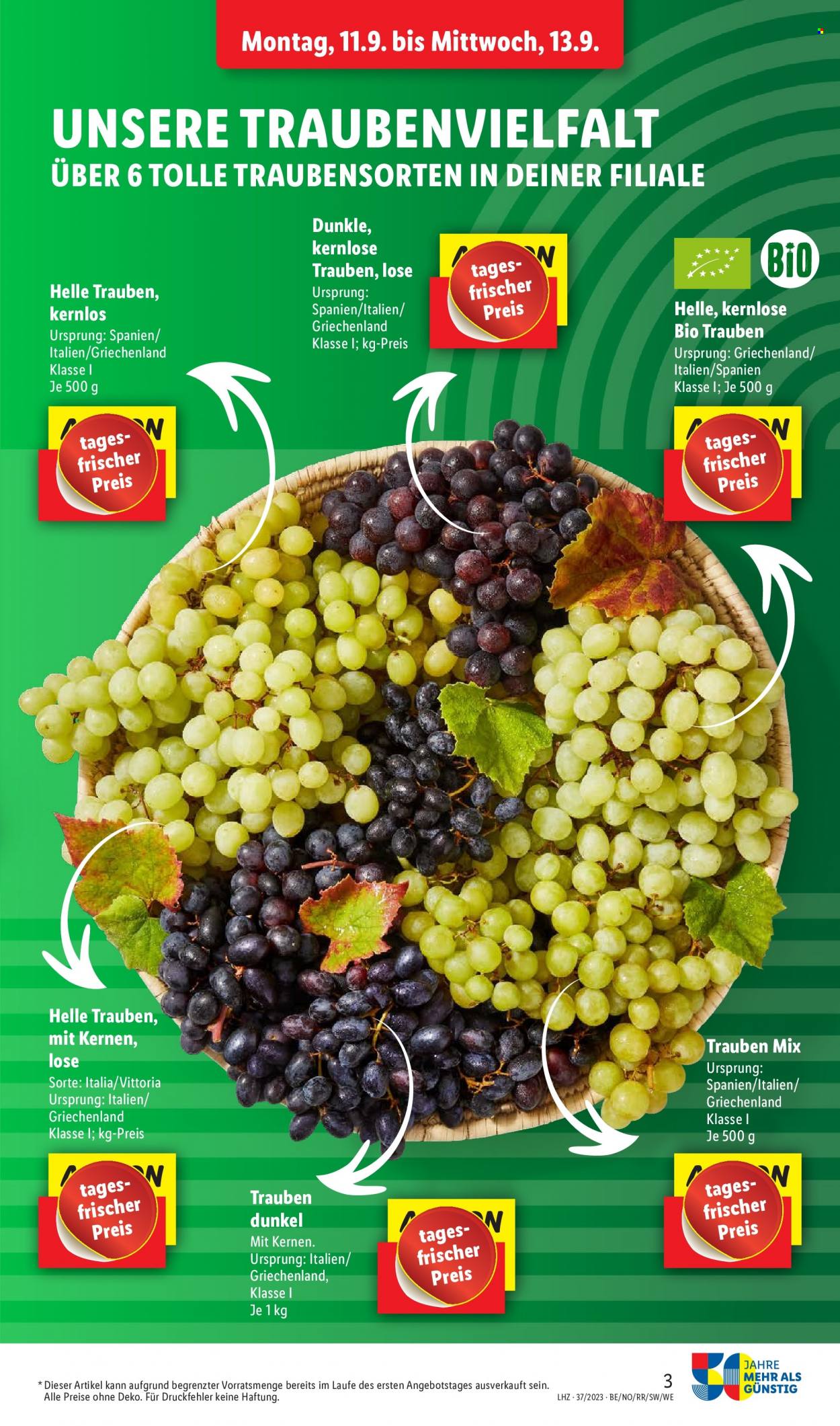 Lidl Prospekte  - 11.09.2023 - 16.09.2023. Seite 3