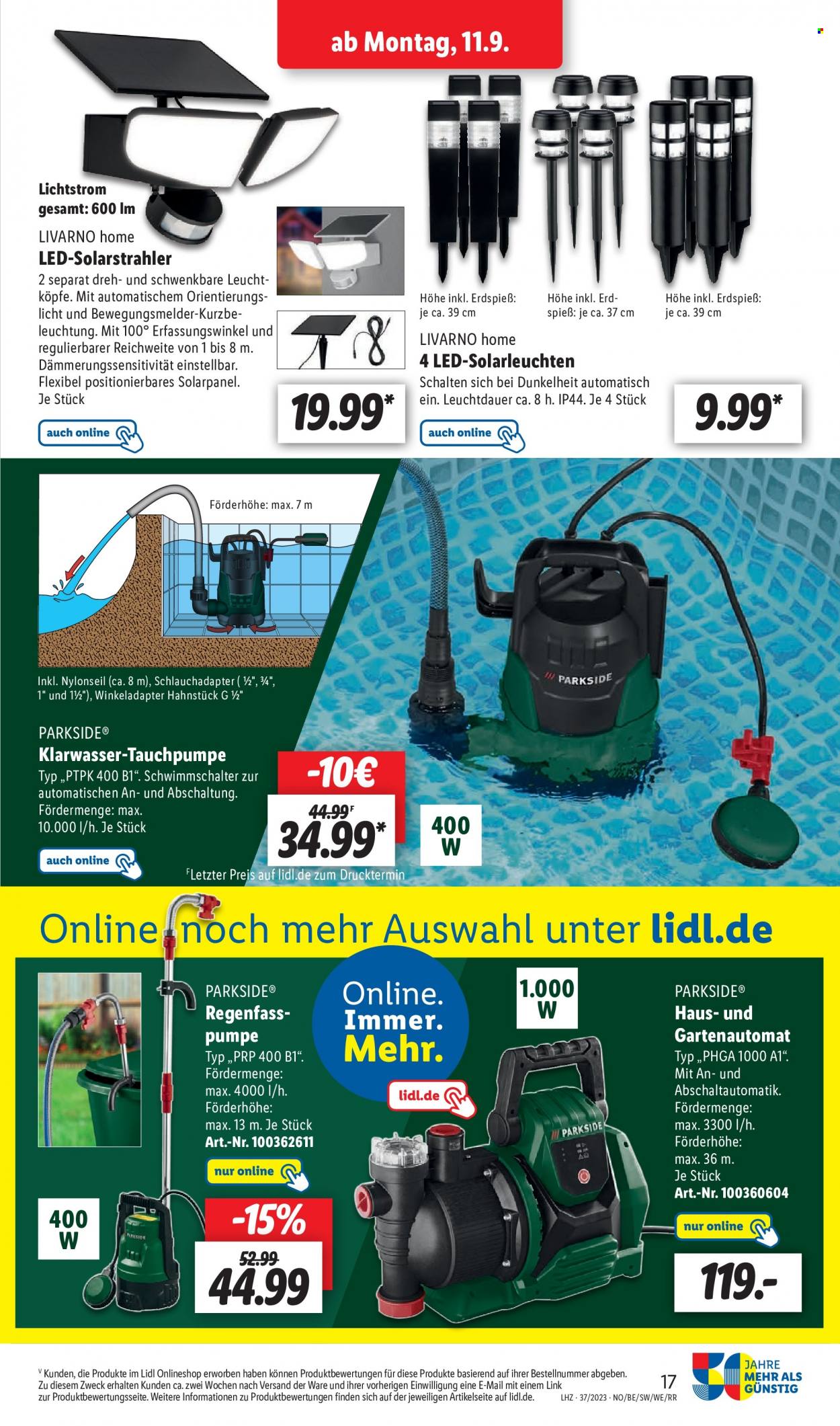 Lidl Prospekte  - 11.09.2023 - 16.09.2023. Seite 25