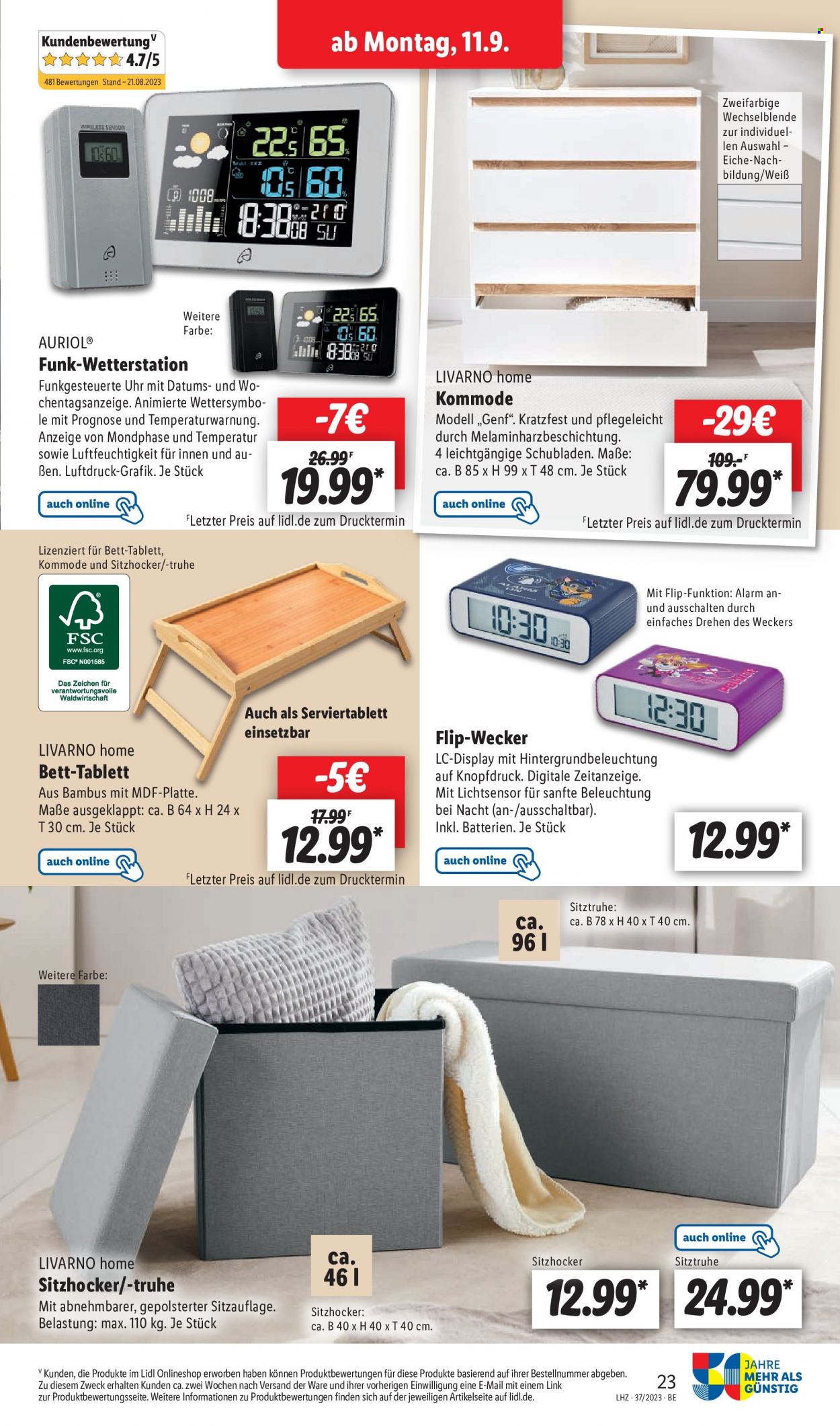 Lidl Prospekte  - 11.09.2023 - 16.09.2023. Seite 33