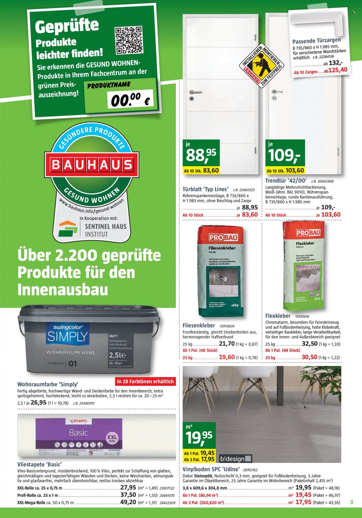 Bauhaus Prospekte  - 2.09.2023 - 30.09.2023. Seite 3