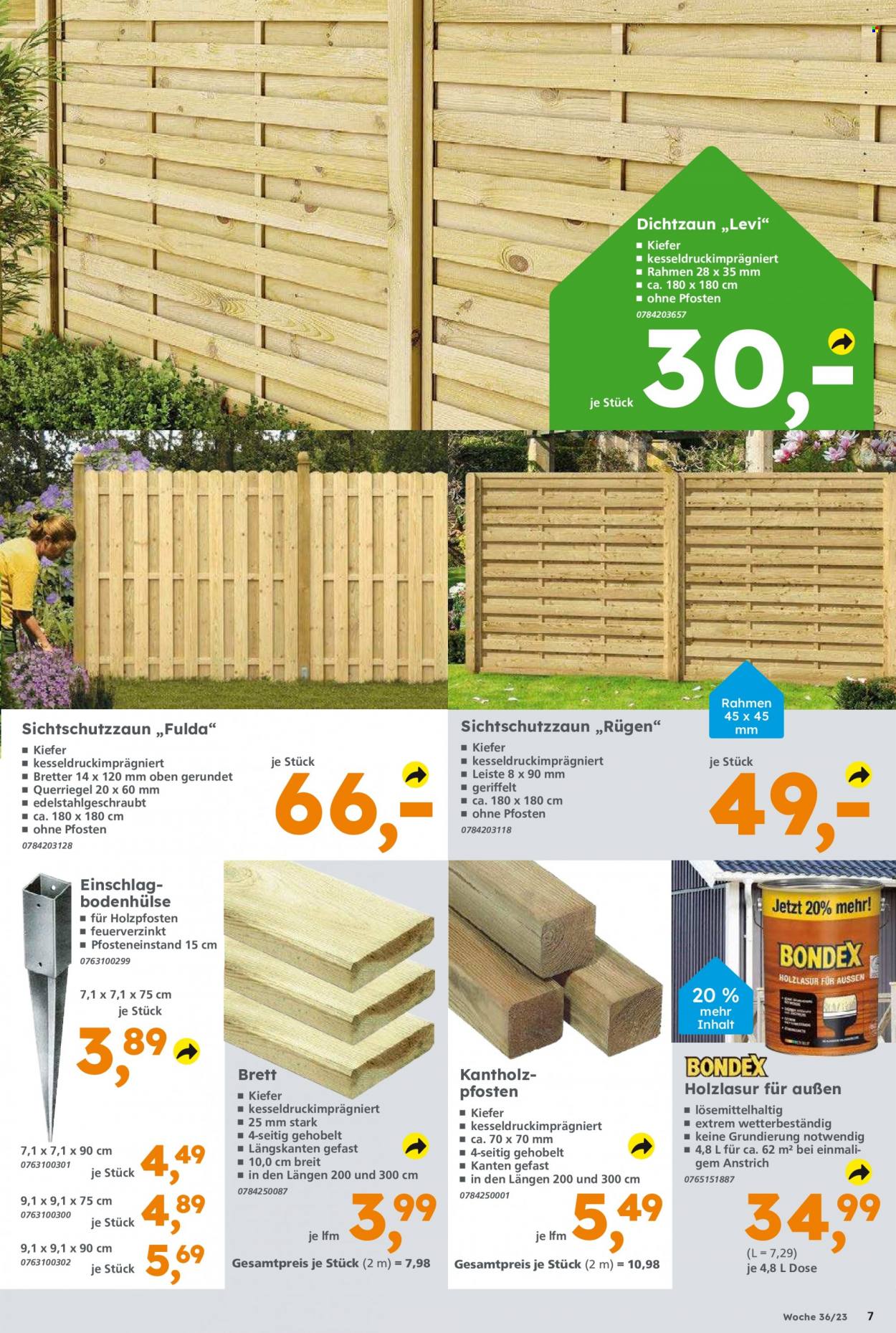 Globus Baumarkt Prospekte  - 4.09.2023 - 9.09.2023. Seite 7