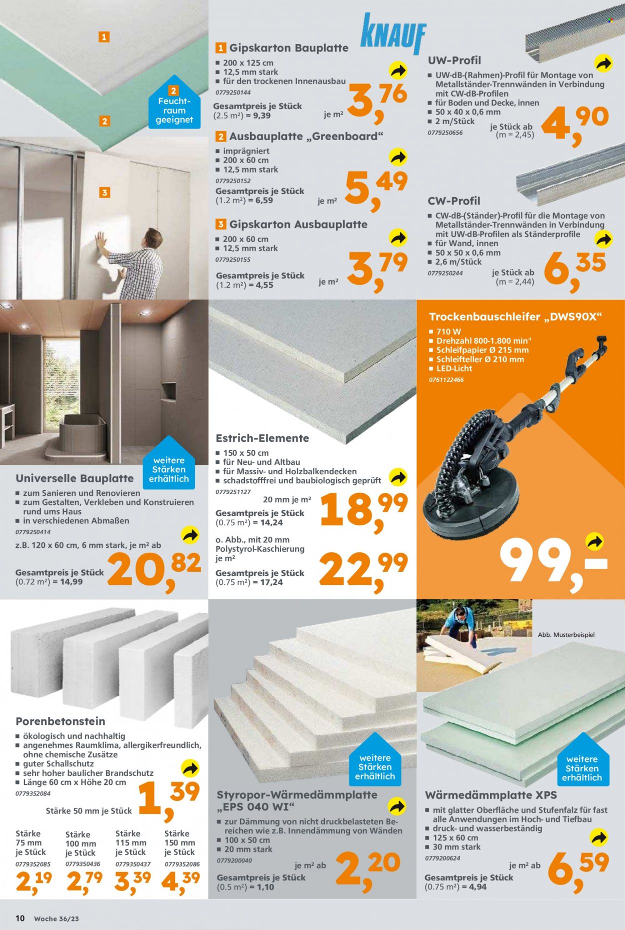 Globus Baumarkt Prospekte  - 4.09.2023 - 9.09.2023. Seite 10